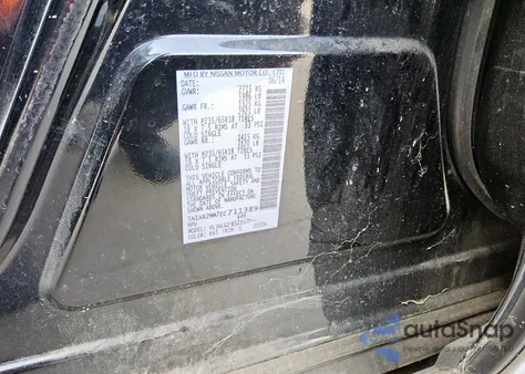 2014 Nissan Pathfinder S z USA, uszkodzony, nr VIN 5N1AR2MM7EC711389